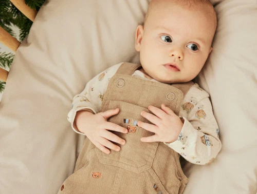 Name It weathered teak bamse overall